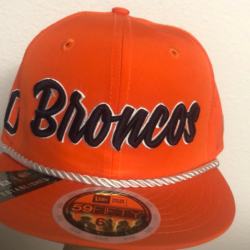 Kids Denver Broncos fitted hat size 6 5/8